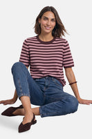Pull col rond brun - STREET ONE