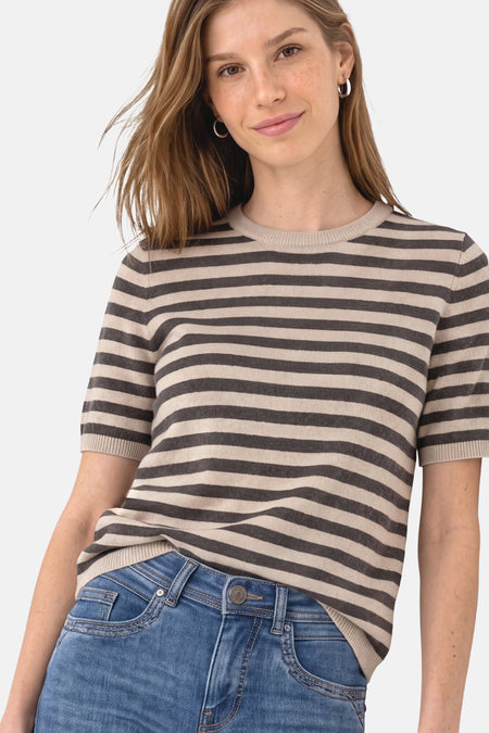 Pull col rond multicolore - STREET ONE