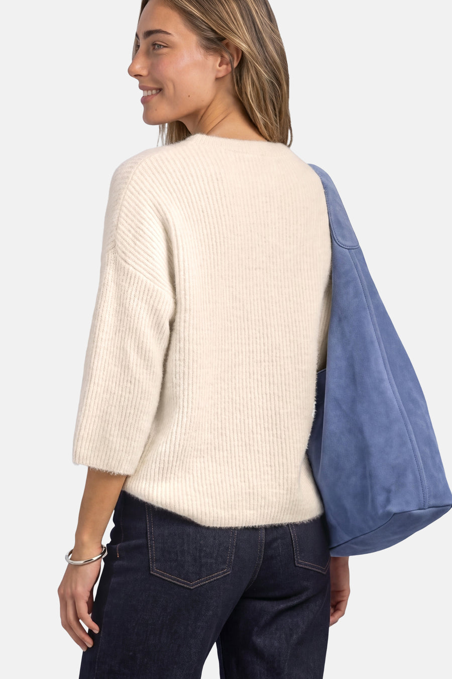 Pull col rond beige - STREET ONE