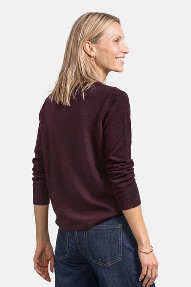Trui met ronde hals rood - STREET ONE