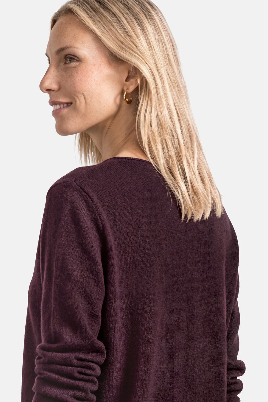 Trui met ronde hals rood - STREET ONE