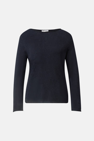 Pull col rond bleu - STREET ONE