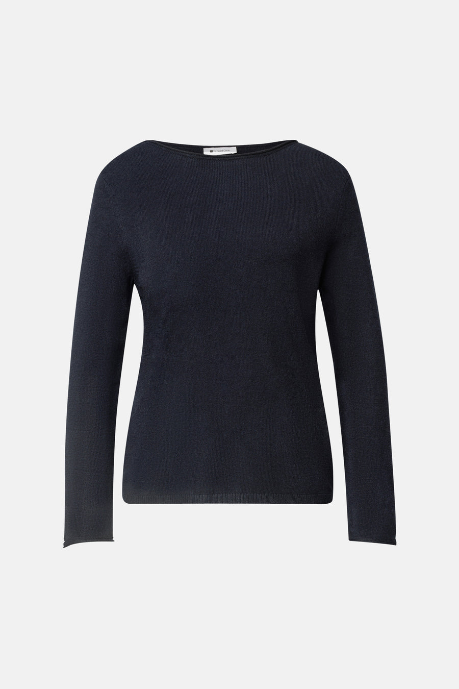 Pull col rond bleu - STREET ONE