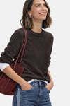 Pull col rond brun - STREET ONE