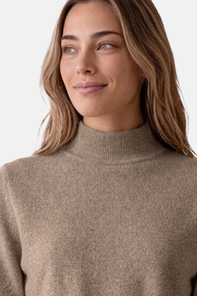 Dames tops pull korte mouw beige - STREET ONE