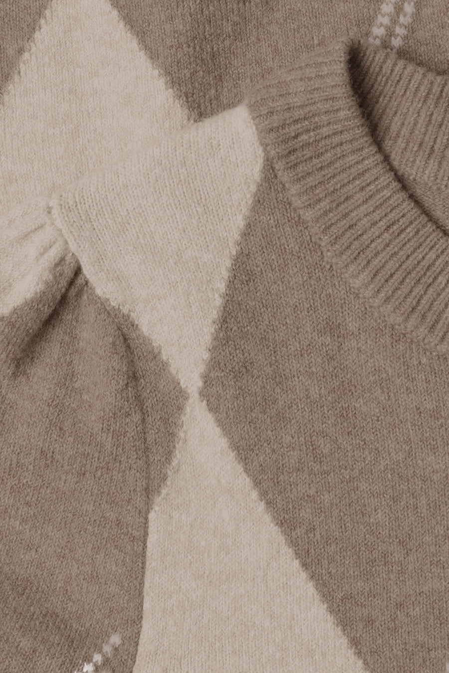 Pull col rond beige - STREET ONE