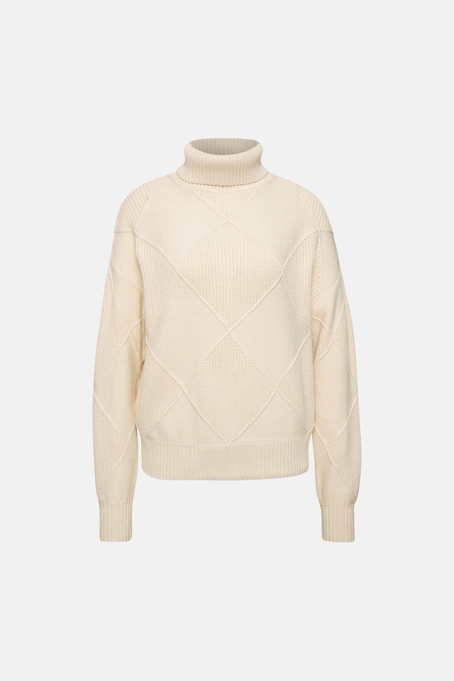 Pull col montant beige - STREET ONE