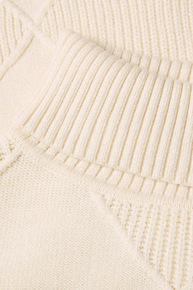 Pull col montant beige - STREET ONE