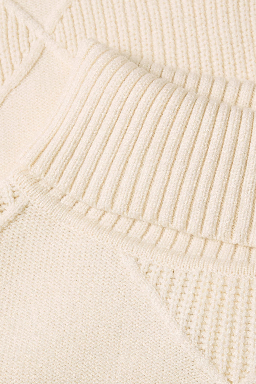 Pull col montant beige - STREET ONE