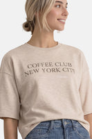 Sweat col O - Beige