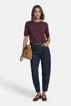 Pull col rond rouge - STREET ONE