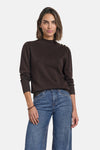 Pull col rond brun - STREET ONE