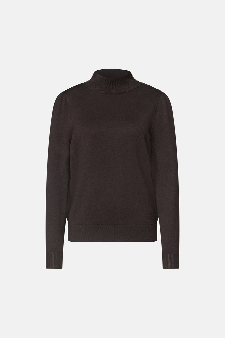 Pull col rond brun - STREET ONE