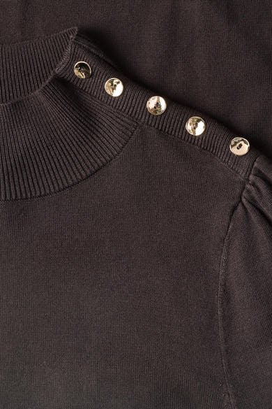 Pull col rond brun - STREET ONE