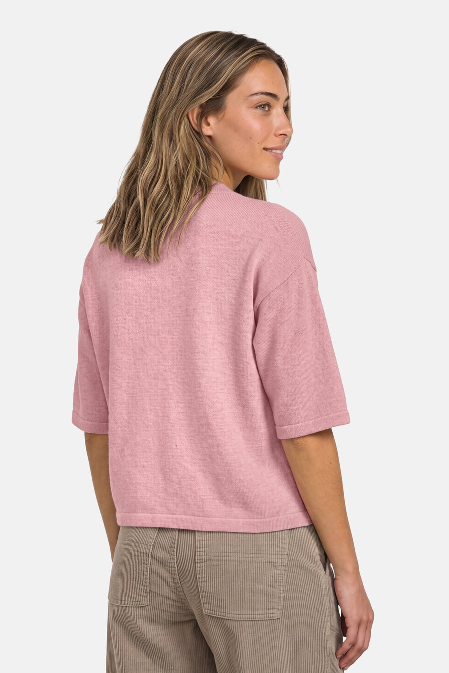 Pull col rond rose - STREET ONE