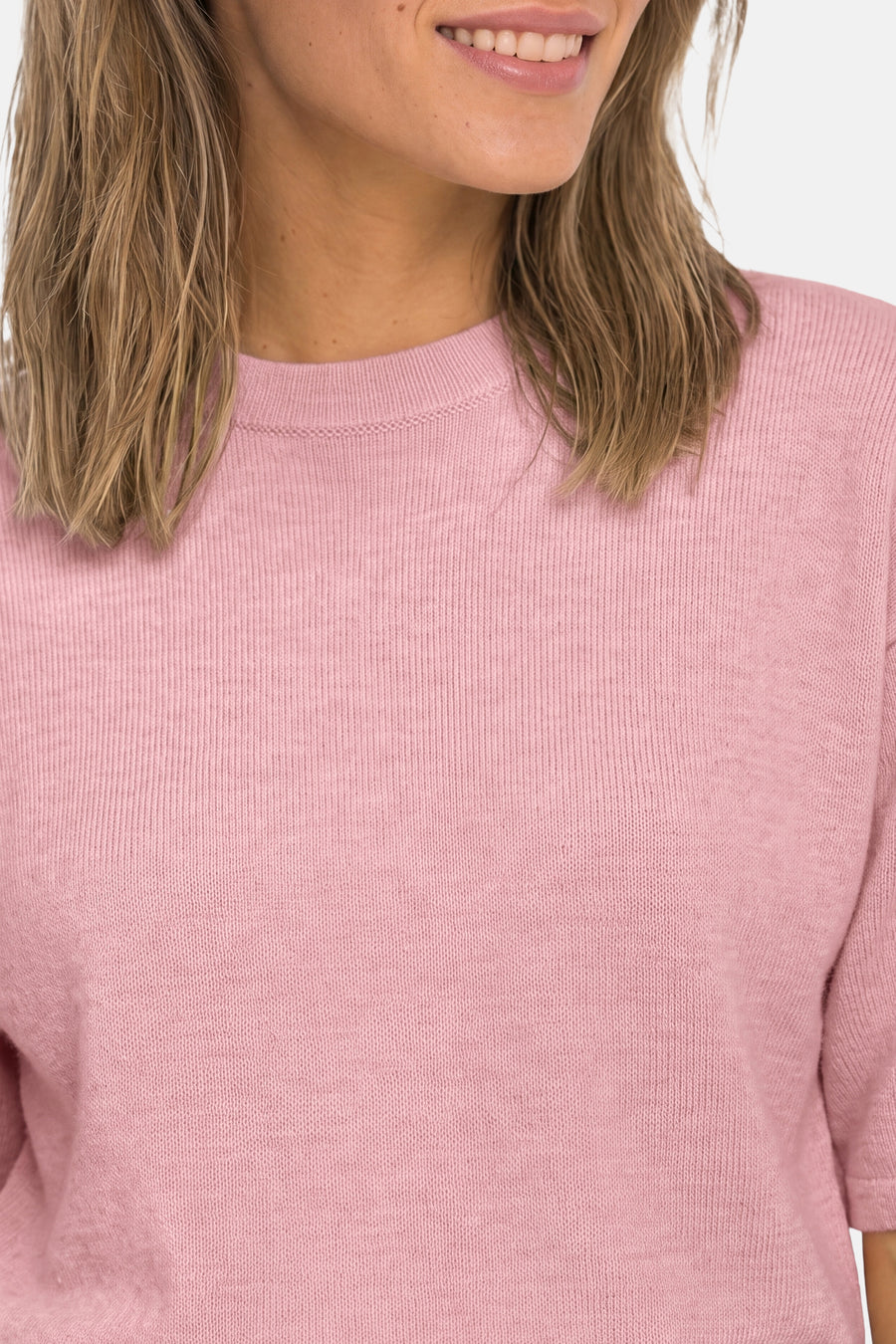 Pull col rond rose - STREET ONE