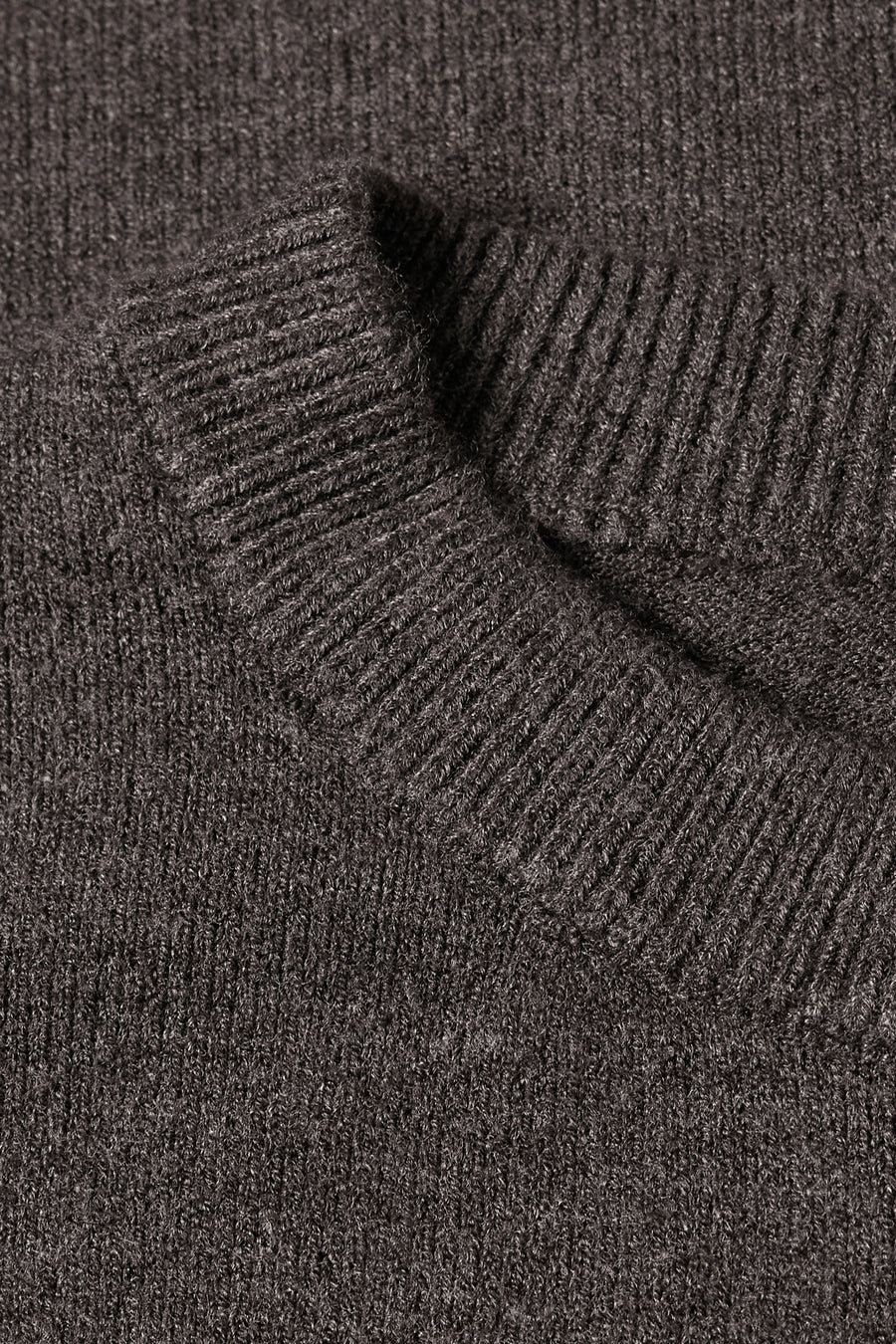 Pull col rond brun - STREET ONE