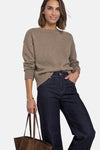 Pull col rond beige - STREET ONE