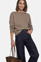 Pull col rond beige - STREET ONE