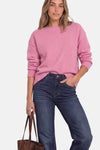Pull col rond rose - STREET ONE