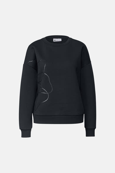 Sweater O hals - blauw