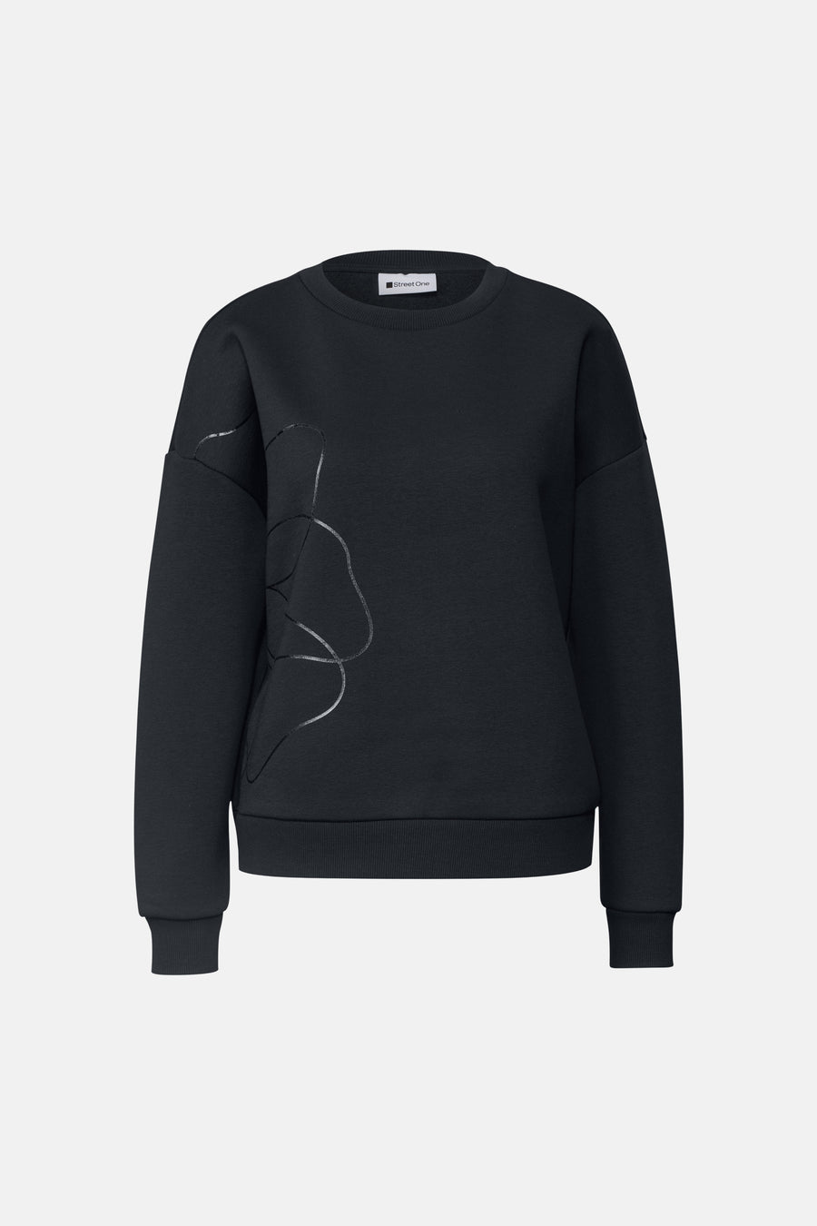 Sweater O hals - blauw