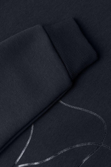 Sweater O hals - blauw