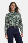 Pull col rond vert - STREET ONE