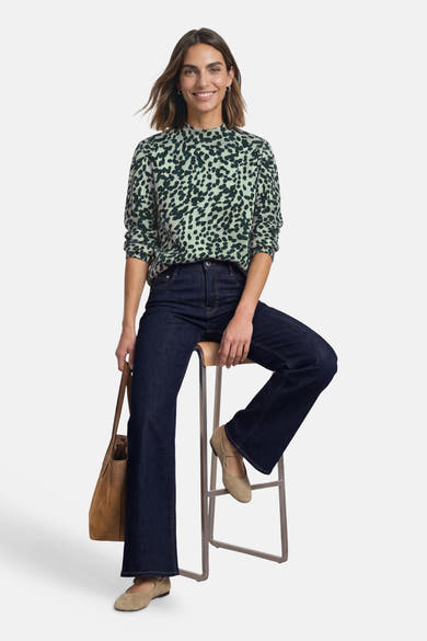 Pull col rond vert - STREET ONE