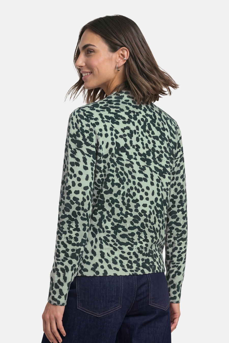 Pull col rond vert - STREET ONE