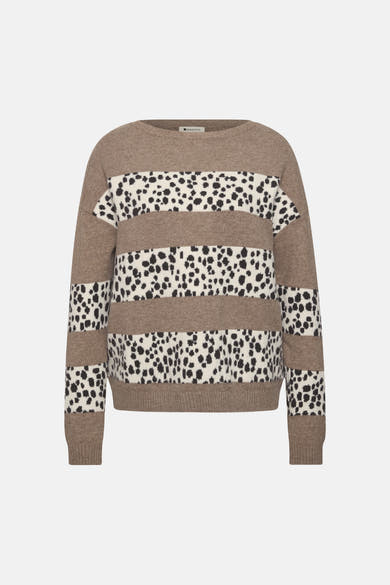 Pull col rond multicolore - STREET ONE