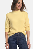 Pull col rond jaune - STREET ONE