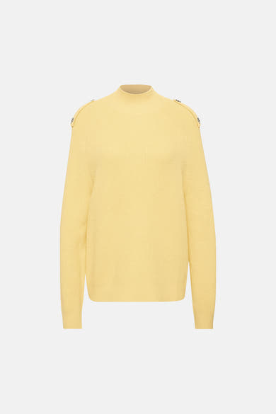 Pull col rond jaune - STREET ONE