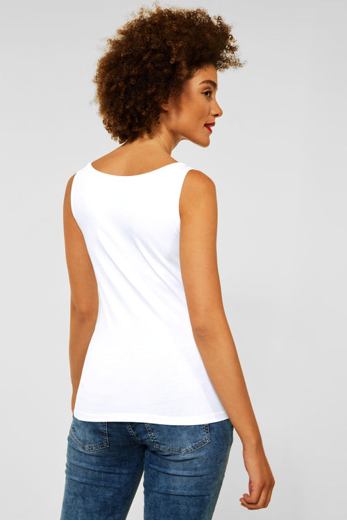 Singlet Wit - STREET ONE
