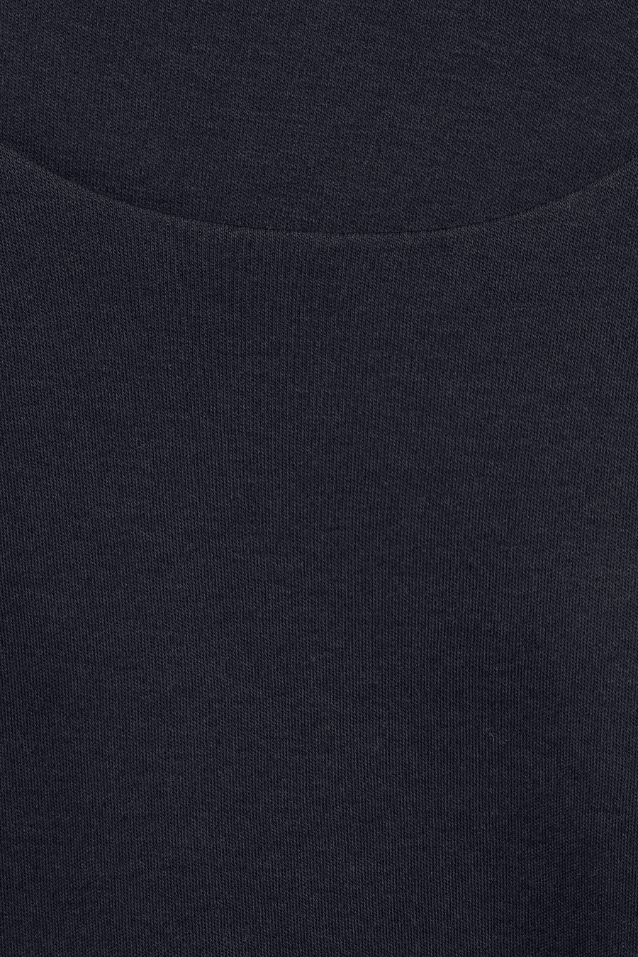 Blauw T-shirt van STREET ONE, met een fijne jersey breiseltextuur en een ronde hals.