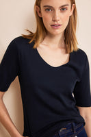 Top uni manches courtes Bleu - STREET ONE