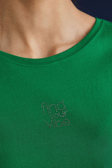 Top - GREEN