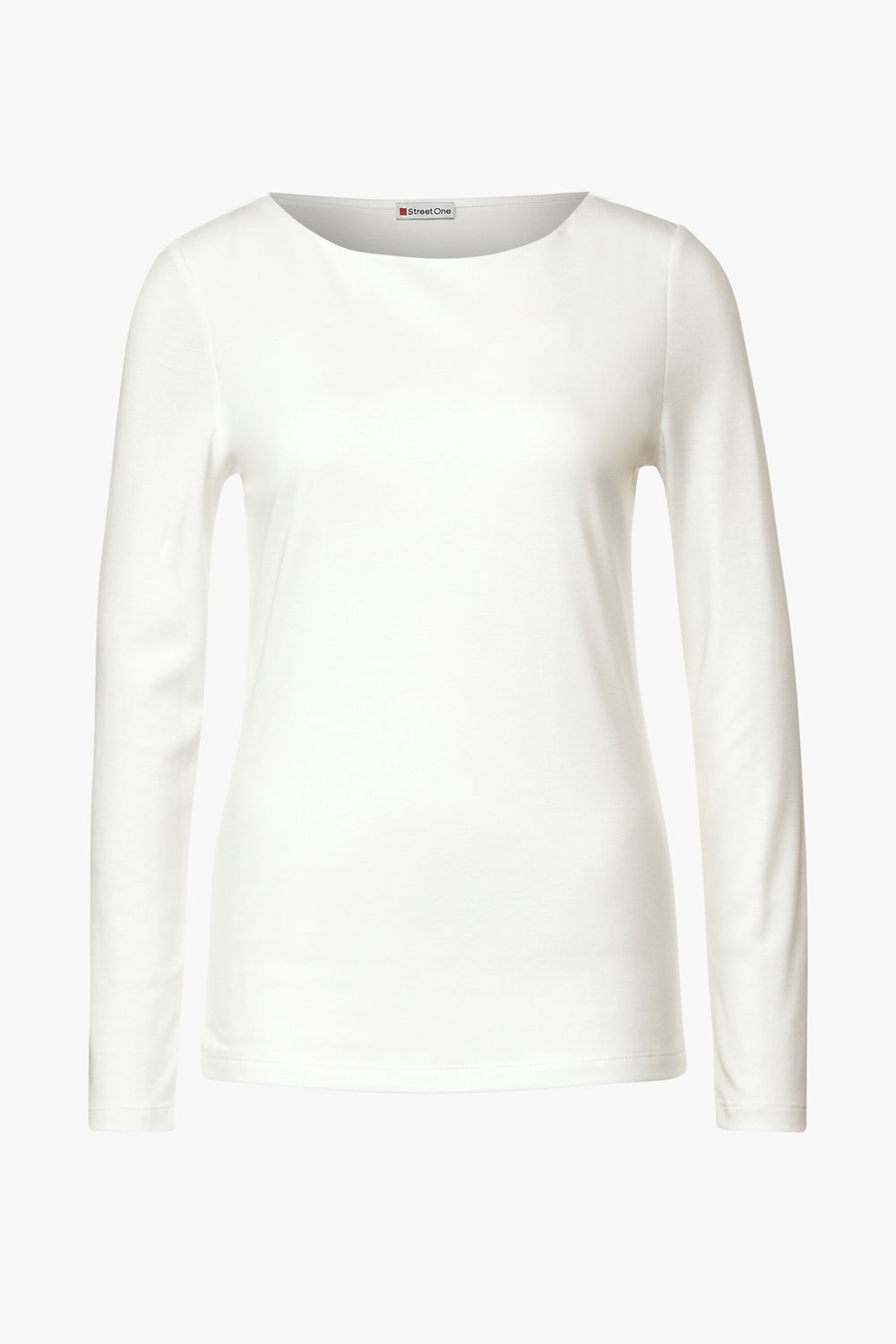 Top uni manches longues Blanc - STREET ONE