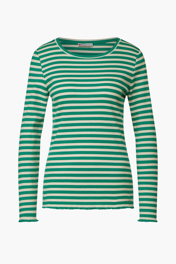 T-shirt (manches longues) Vert - STREET ONE