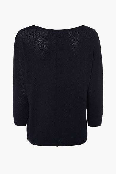 Pull col rond Bleu - STREET ONE