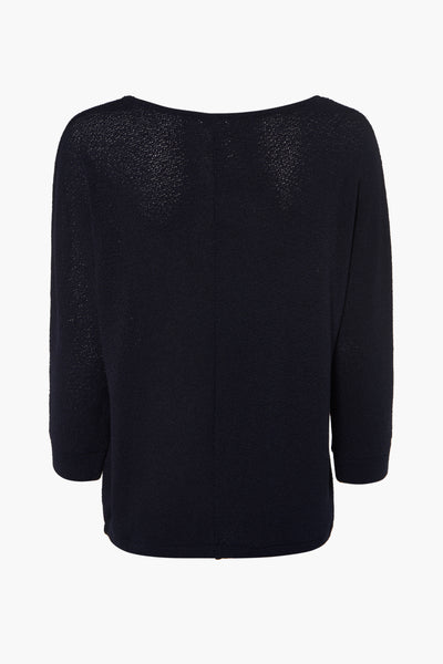 Pull col rond Bleu - STREET ONE