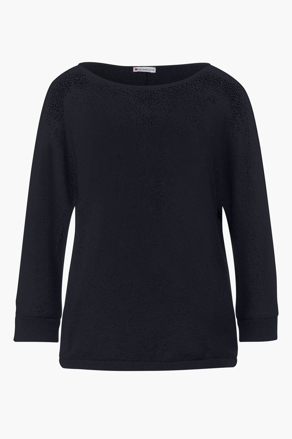 Pull col rond Bleu - STREET ONE