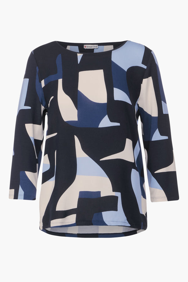 T-shirt Bleu - STREET ONE