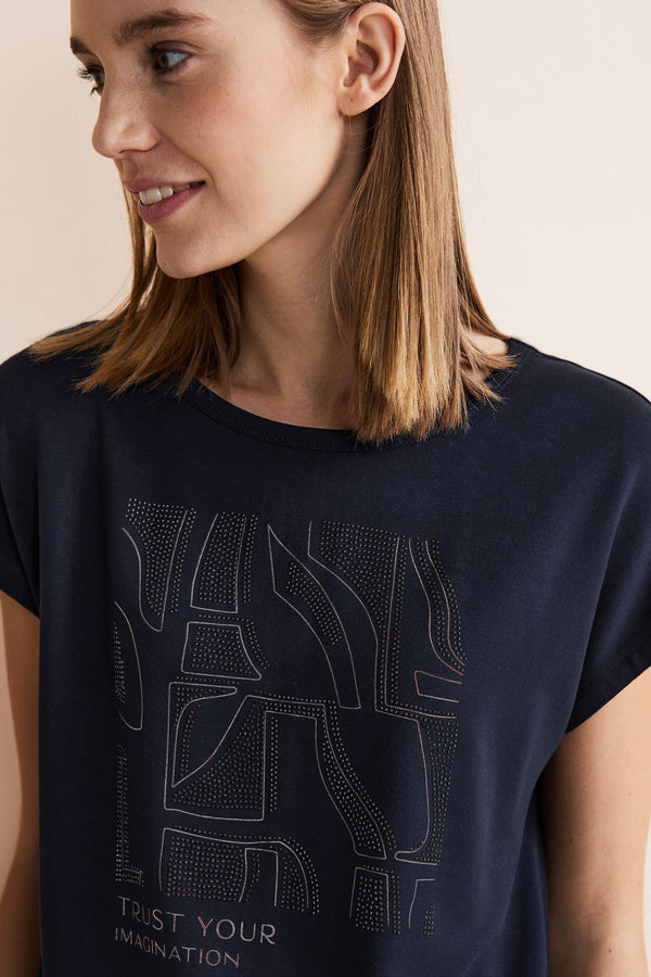 T-shirt (manches courtes) Bleu - STREET ONE