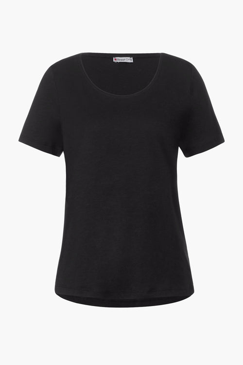 T-shirt (korte mouwen) Zwart - STREET ONE