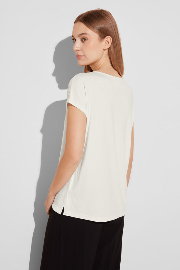 Top uni manches courtes Blanc - STREET ONE