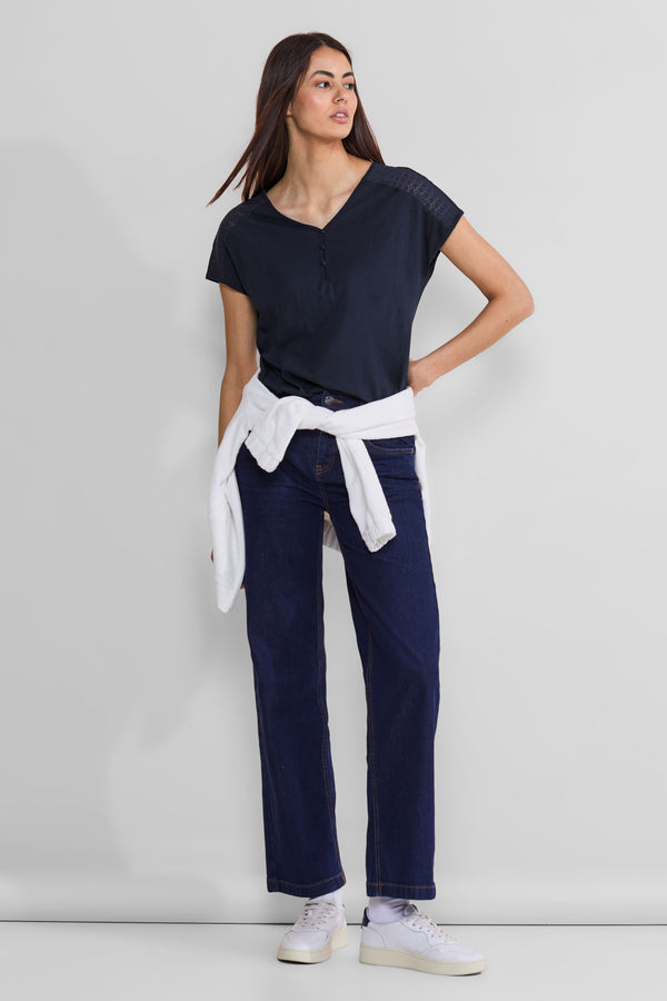 Top (sans manches) Bleu - STREET ONE