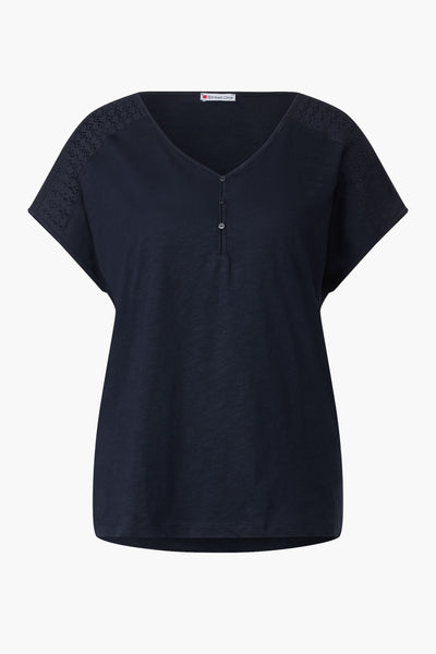 Top (sans manches) Bleu - STREET ONE