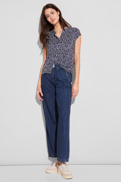Top (zonder mouwen) Blauw - STREET ONE