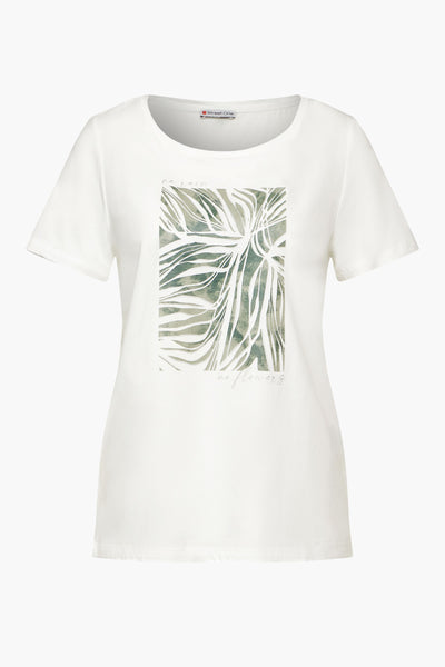 T-shirt (manches courtes) Écru - STREET ONE